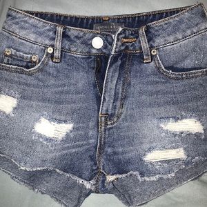 Kendall & Kylie high-rise jean shorts